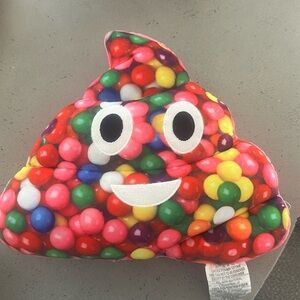 Top Trendz Poop Emoji Bubble Gum Pillow
